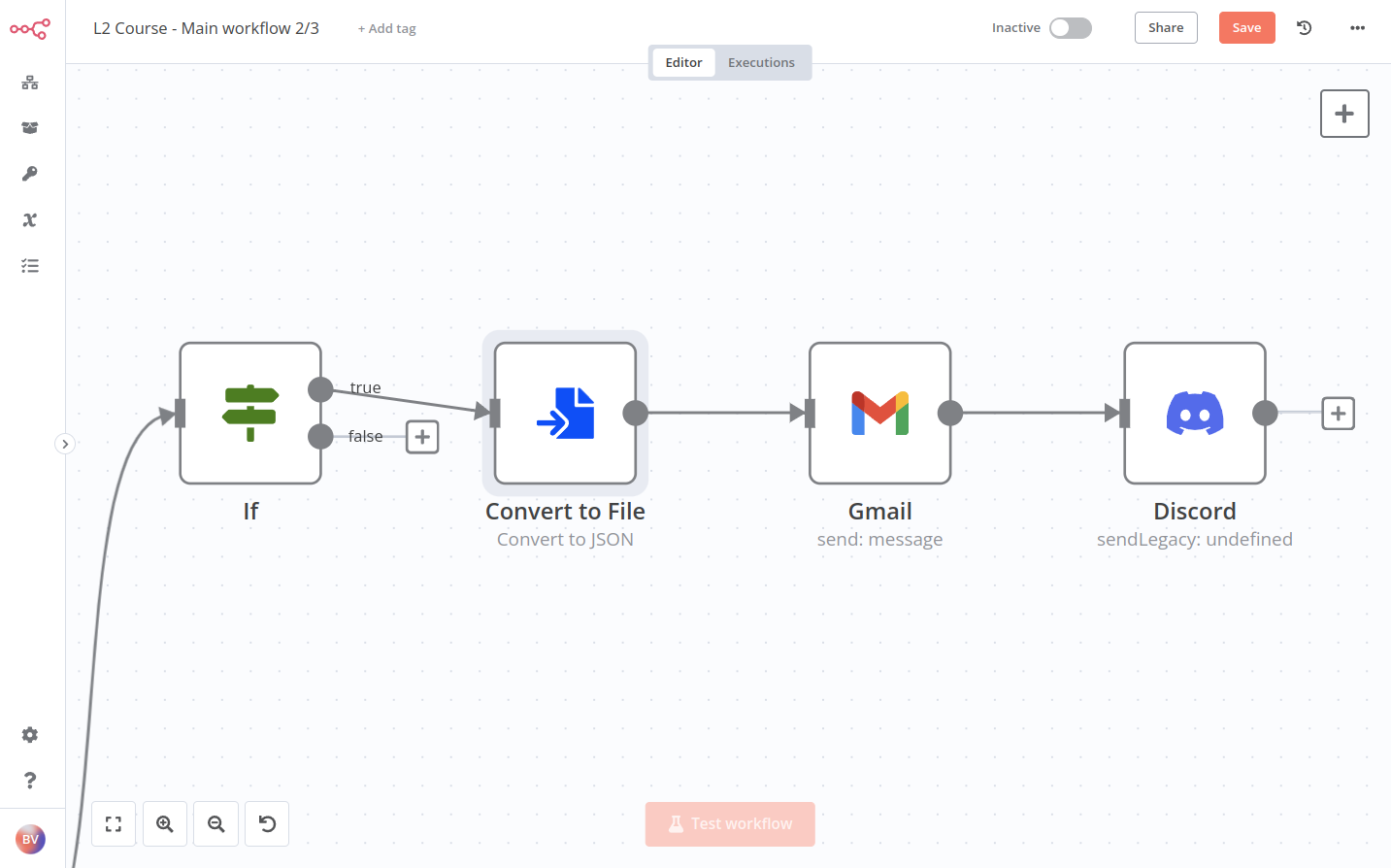 Workflow 2: Generating file for regional sales